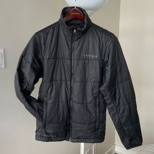 Black Columbia Fall Puffer in Small